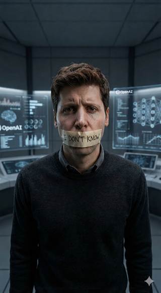 A man standing in a server room looking straight to camera.