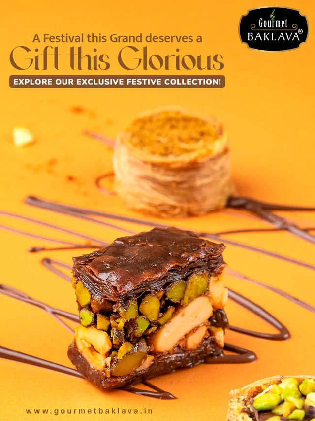 Gourmet Baklava Meta Ad design by Himanshu Narwaria