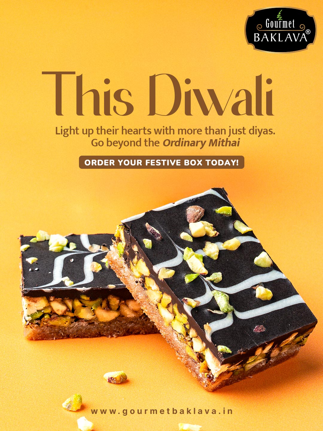 Gourmet Baklava Meta Ad design by Himanshu Narwaria