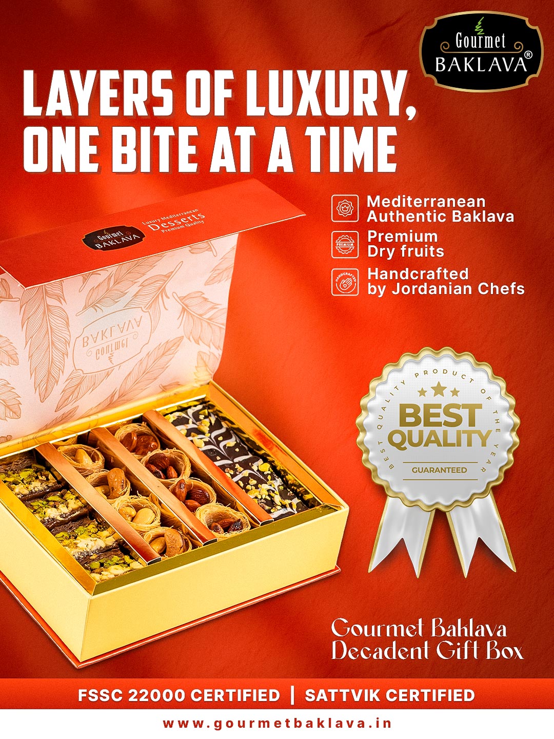 Gourmet Baklava Meta Ad design by Himanshu Narwaria