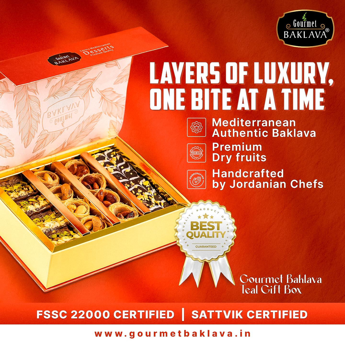 Gourmet Baklava Meta Ad design by Himanshu Narwaria