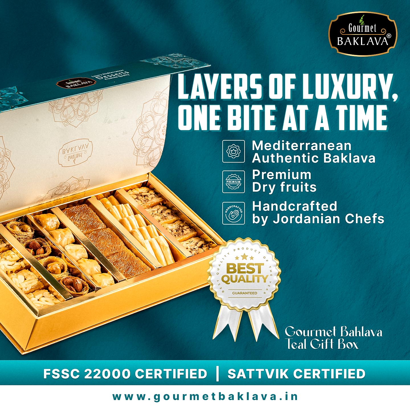 Gourmet Baklava Meta Ad design by Himanshu Narwaria