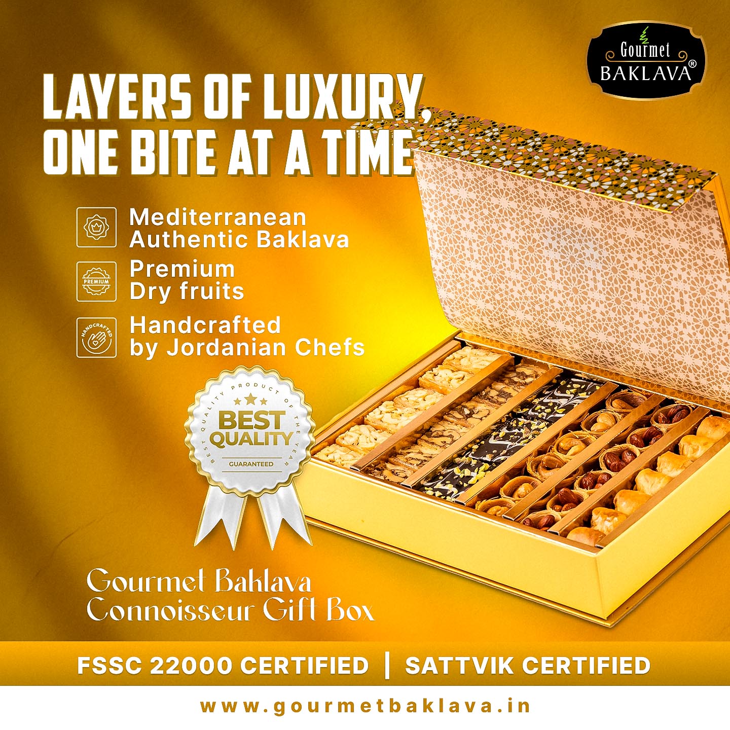 Gourmet Baklava Meta Ad design by Himanshu Narwaria