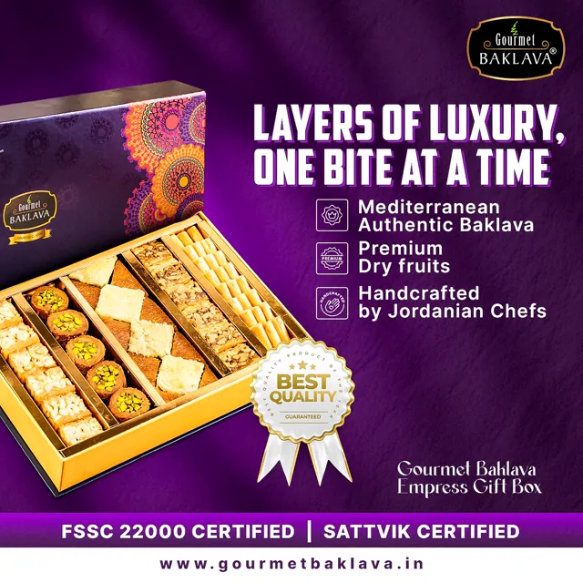 Gourmet Baklava Meta Ad design by Himanshu Narwaria