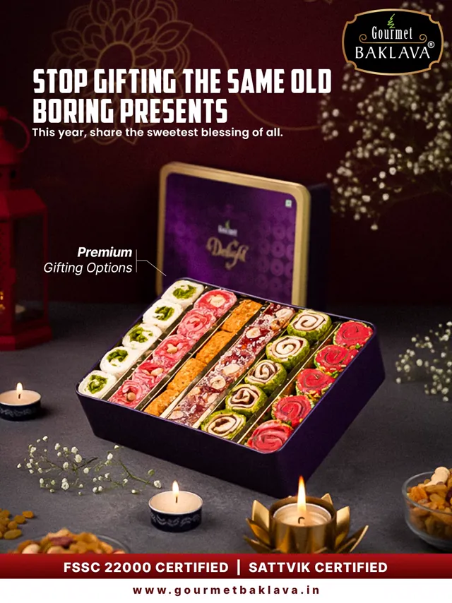 Gourmet Baklava Meta Ad design by Himanshu Narwaria