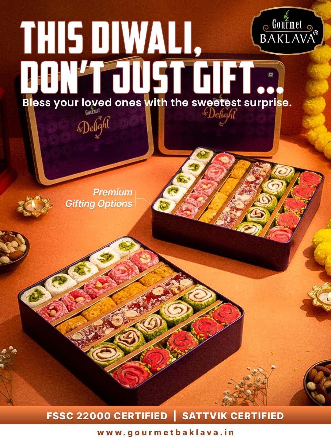 Gourmet Baklava Meta Ad design by Himanshu Narwaria