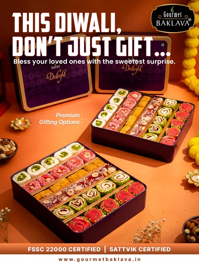 Gourmet Baklava Meta Ad design by Himanshu Narwaria