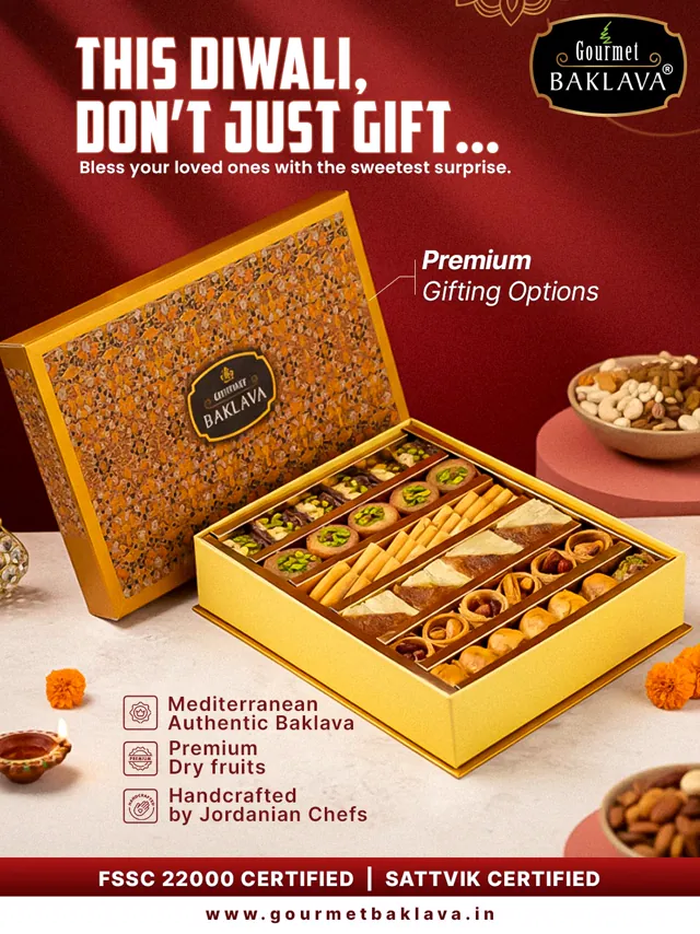 Gourmet Baklava Meta Ad design by Himanshu Narwaria