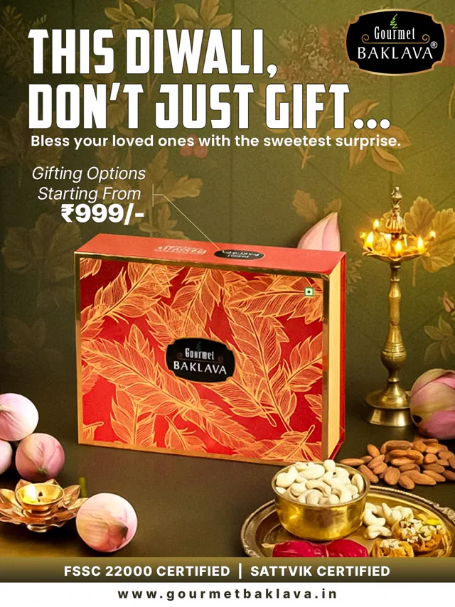 Gourmet Baklava Meta Ad design by Himanshu Narwaria
