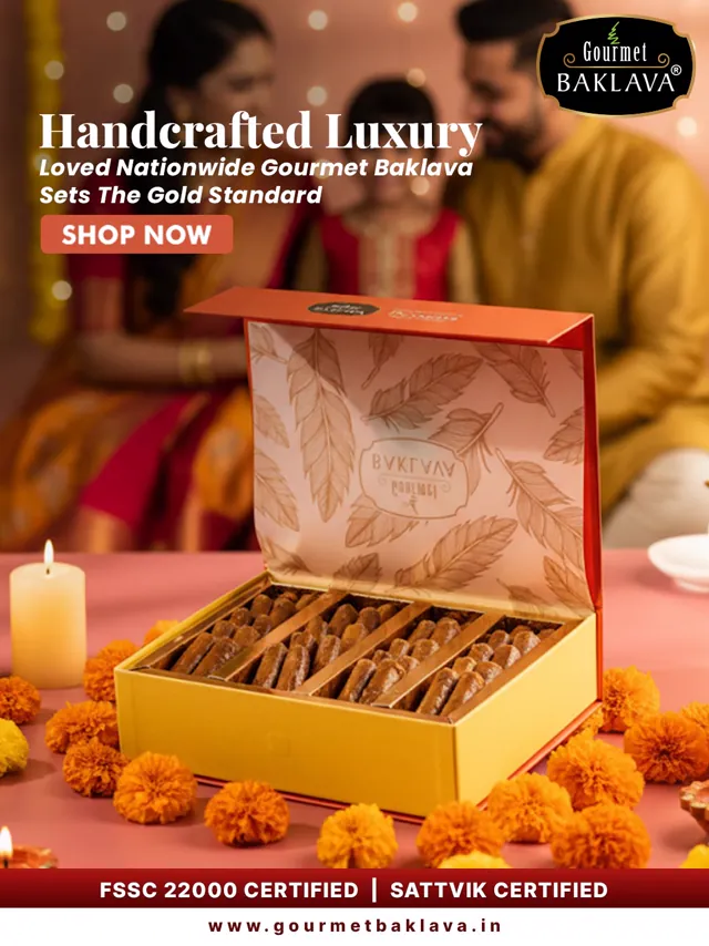 Gourmet Baklava Meta Ad design by Himanshu Narwaria