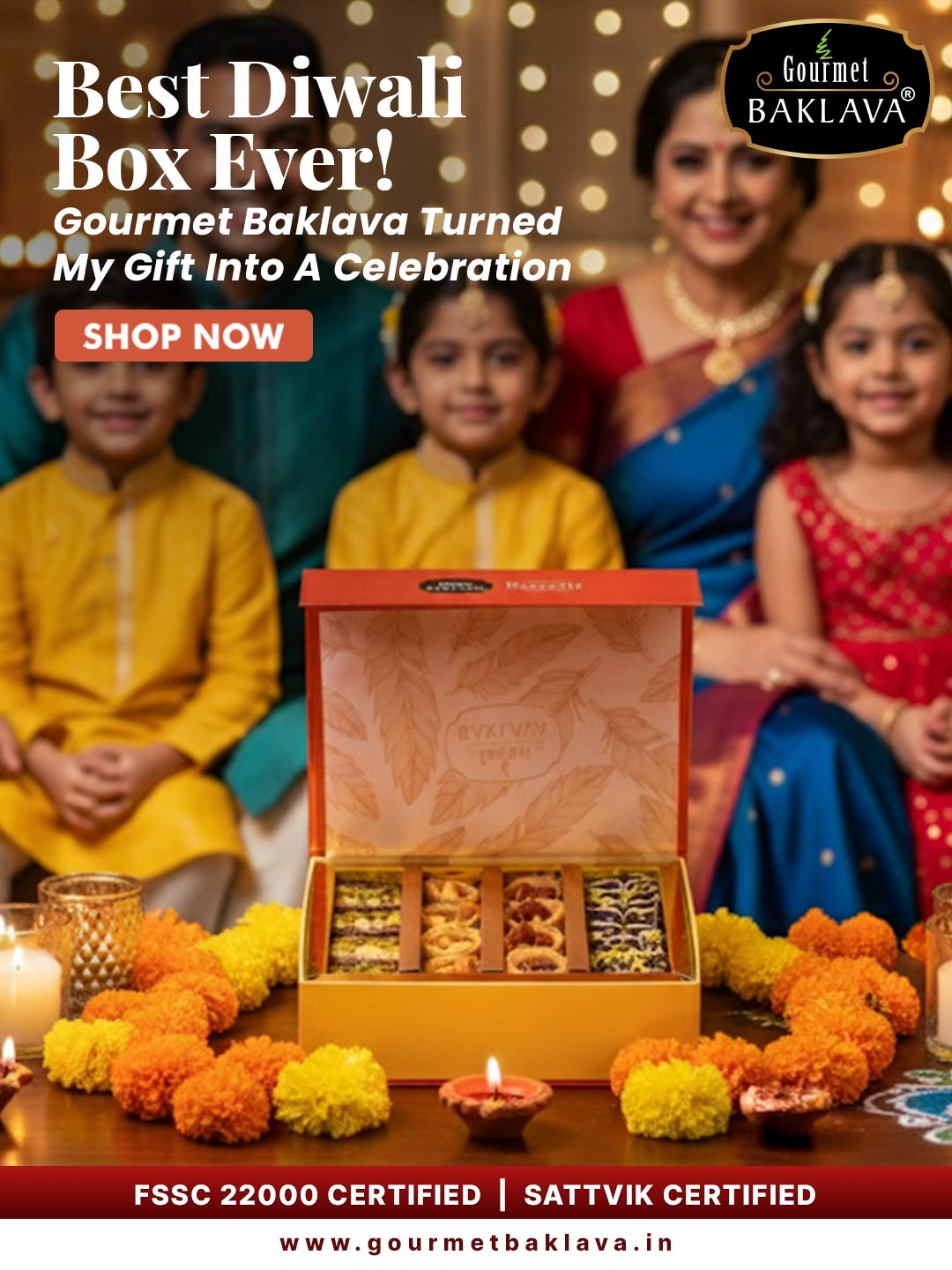 Gourmet Baklava Meta Ad design by Himanshu Narwaria