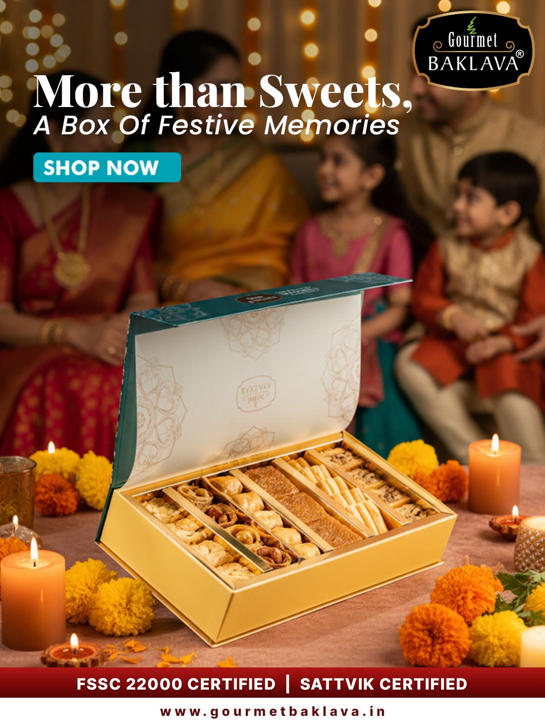 Gourmet Baklava Meta Ad design by Himanshu Narwaria
