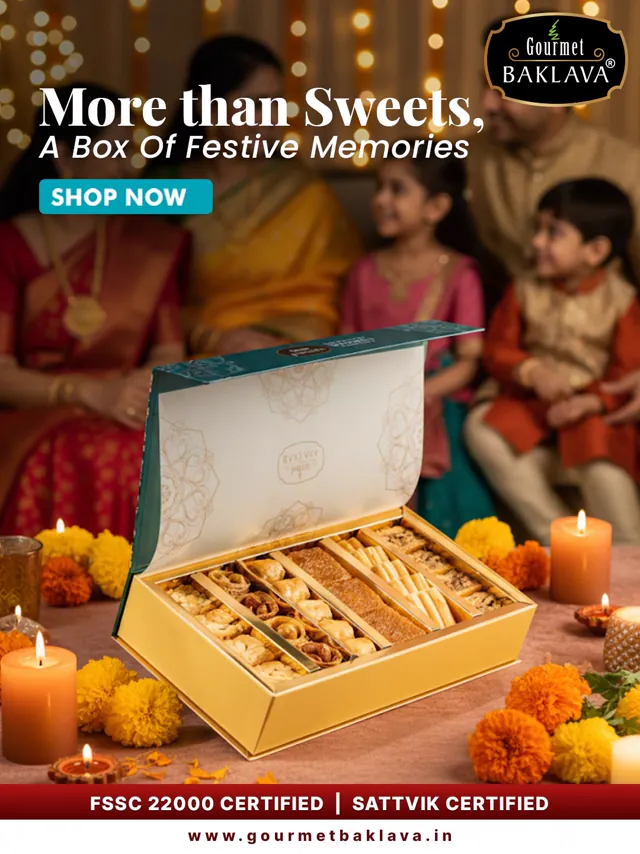 Gourmet Baklava Meta Ad design by Himanshu Narwaria