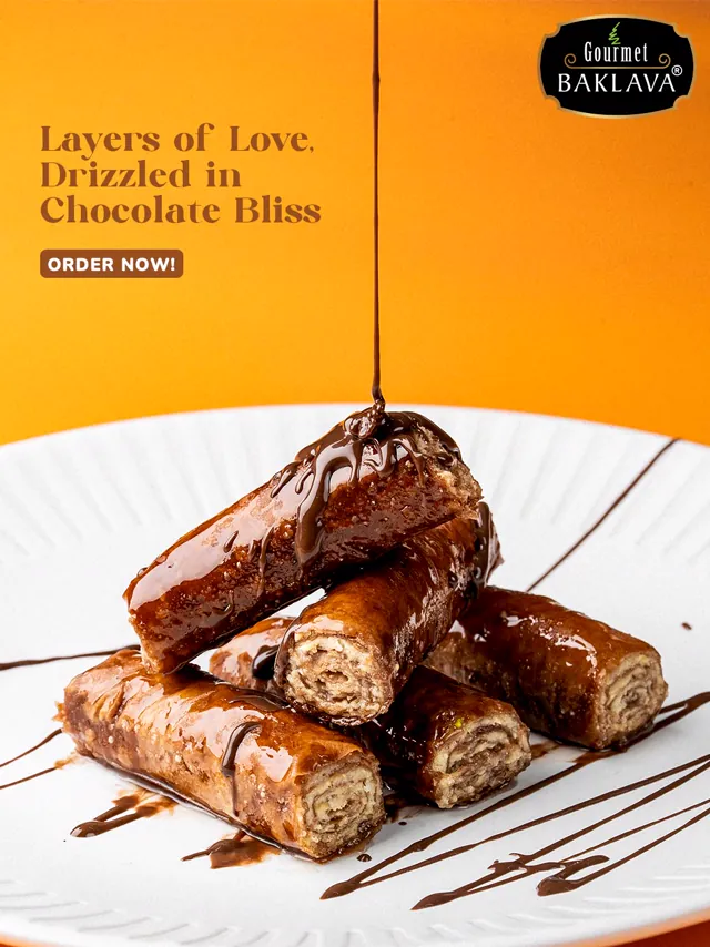 Gourmet Baklava Meta Ad design by Himanshu Narwaria