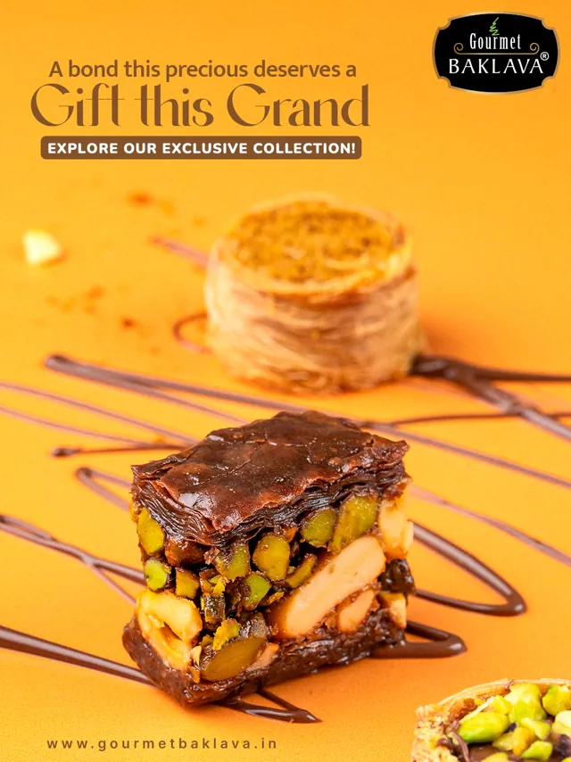 Gourmet Baklava Meta Ad design by Himanshu Narwaria