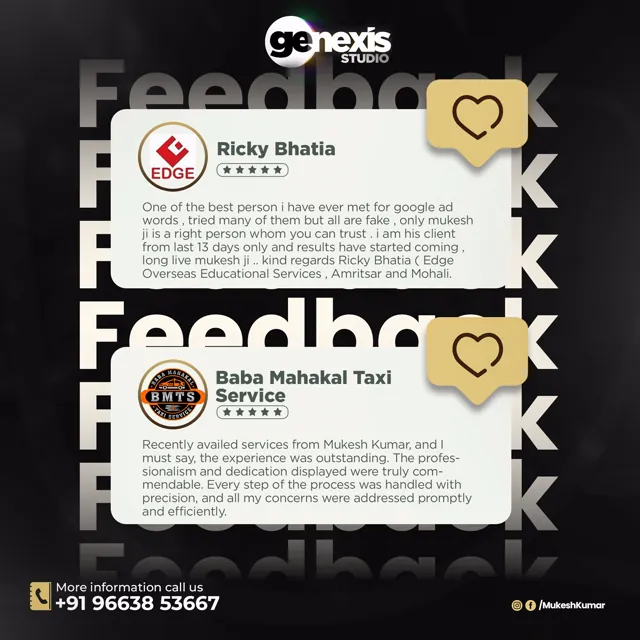 Genexis social media design by Himanshu Narwaria
