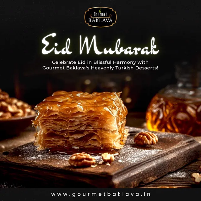 Gourmet Baklava social media creative by Himanshu Narwaria
