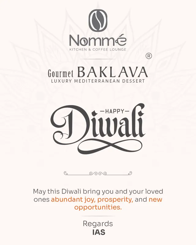 Gourmet Baklava social media design by Himanshu Narwaria