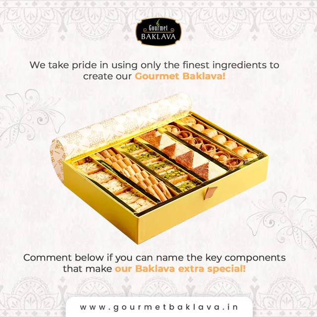 Gourmet Baklava social media design by Himanshu Narwaria