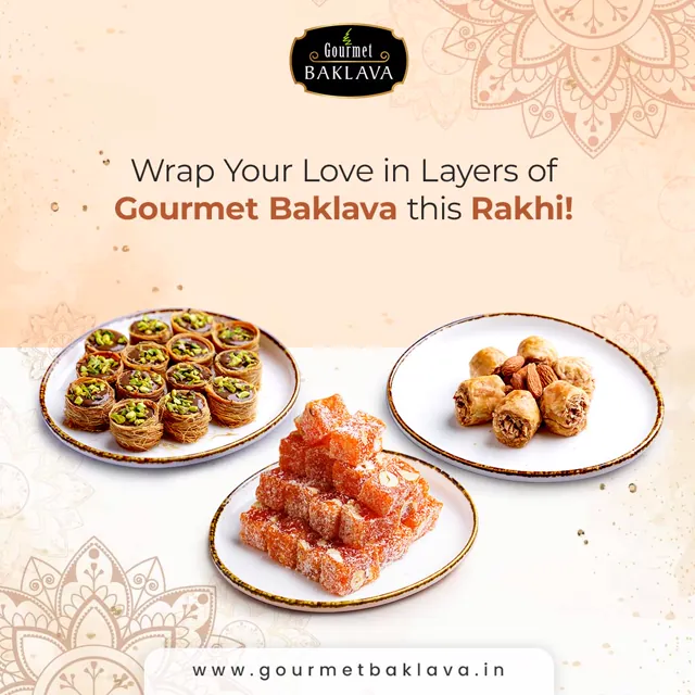 Gourmet Baklava social media design by Himanshu Narwaria