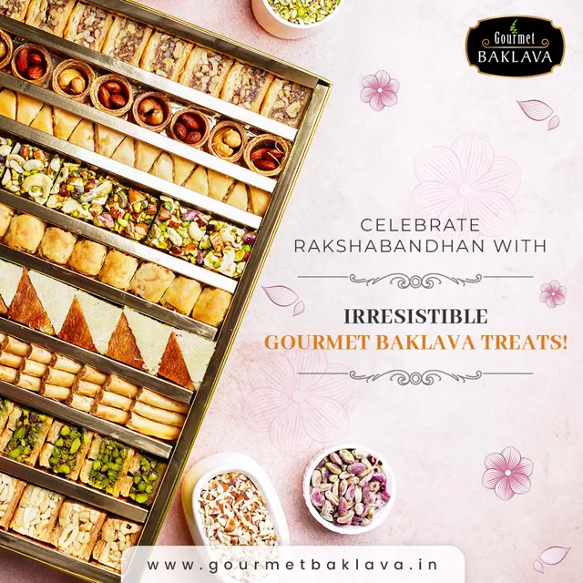 Gourmet Baklava social media design by Himanshu Narwaria