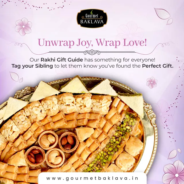 Gourmet Baklava social media design by Himanshu Narwaria
