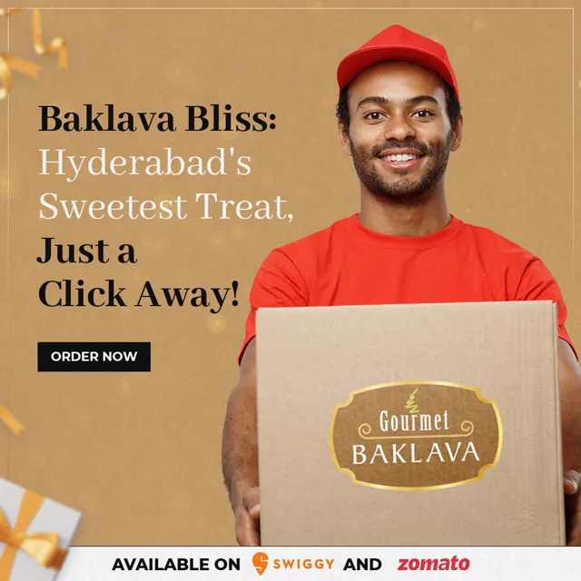 Gourmet Baklava social media design by Himanshu Narwaria