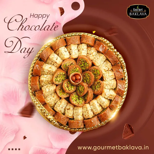 Gourmet Baklava social media design by Himanshu Narwaria