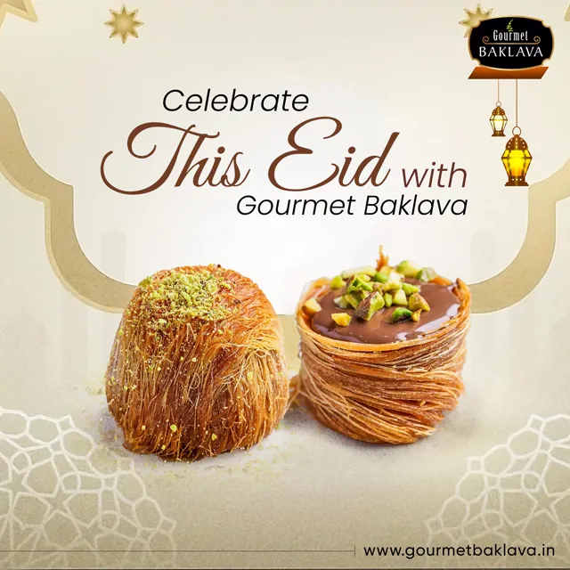 Gourmet Baklava social media design by Himanshu Narwaria