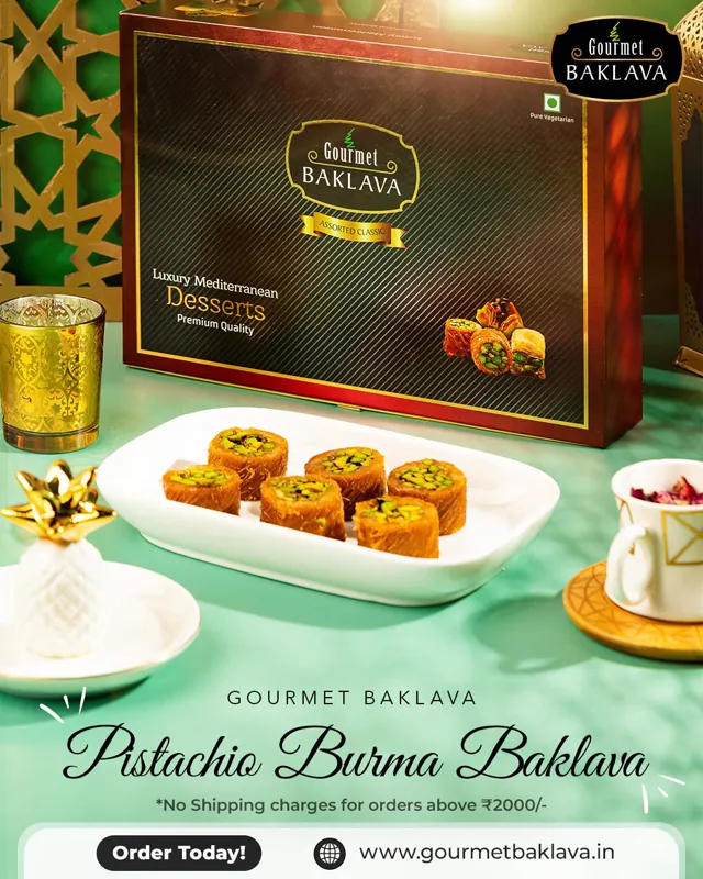 Gourmet Baklava social media design by Himanshu Narwaria