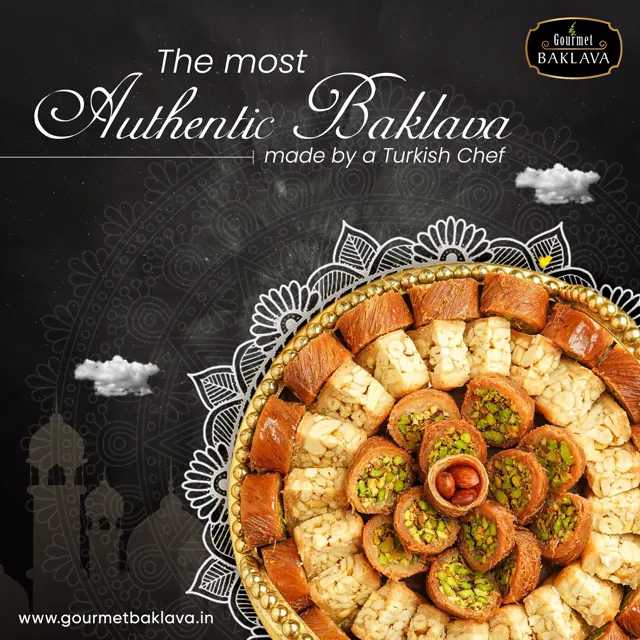 Gourmet Baklava social media design by Himanshu Narwaria