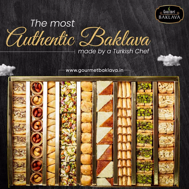 Gourmet Baklava social media design by Himanshu Narwaria