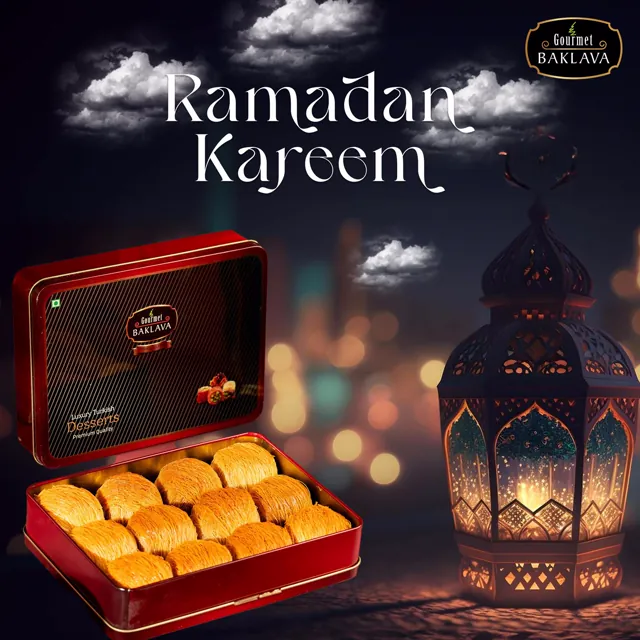Gourmet Baklava social media design by Himanshu Narwaria