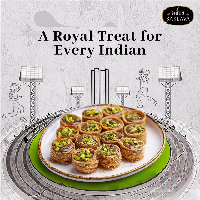 Gourmet Baklava social media design by Himanshu Narwaria