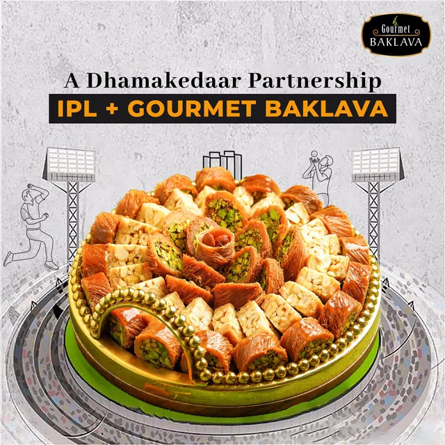 Gourmet Baklava social media design by Himanshu Narwaria