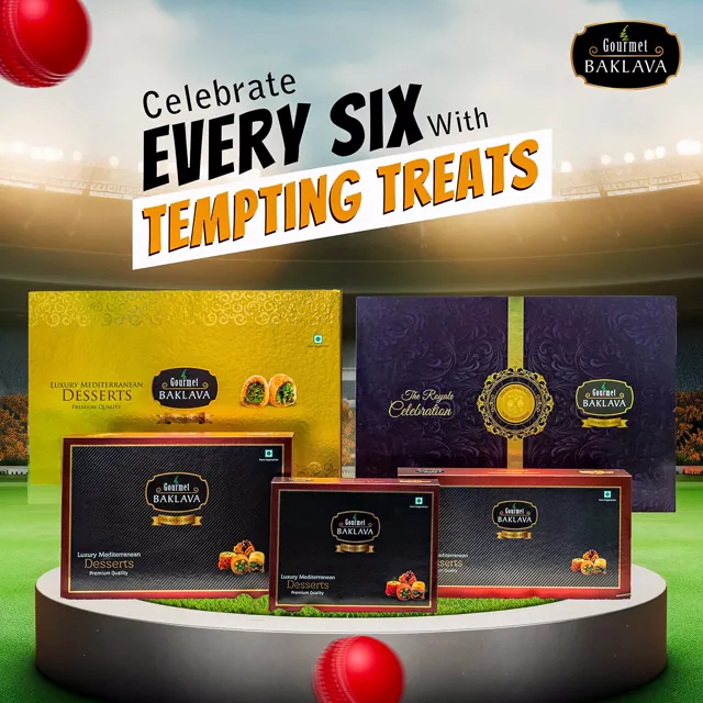 Gourmet Baklava social media design by Himanshu Narwaria