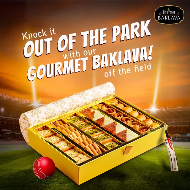 Gourmet Baklava social media design by Himanshu Narwaria