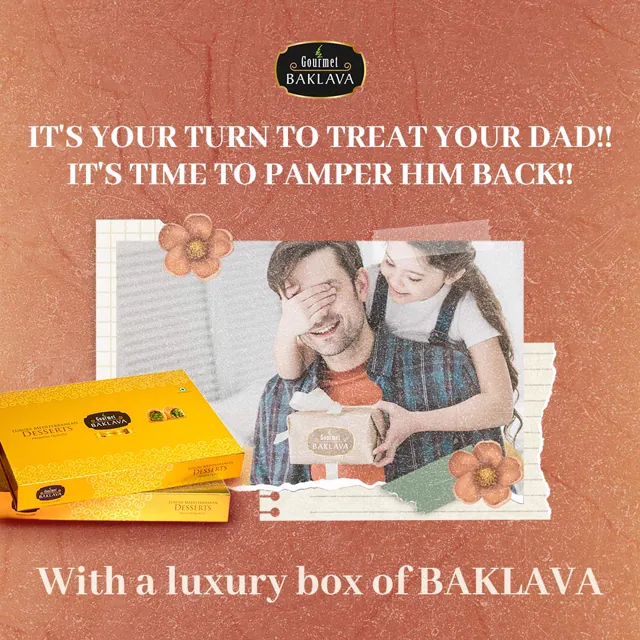 Gourmet Baklava social media design by Himanshu Narwaria