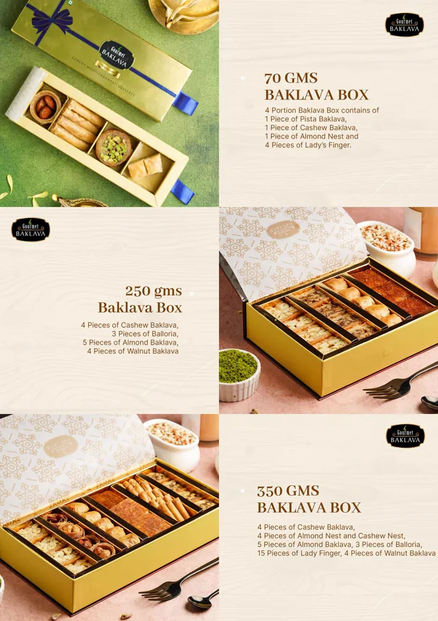 Gourmet Baklava social media design by Himanshu Narwaria