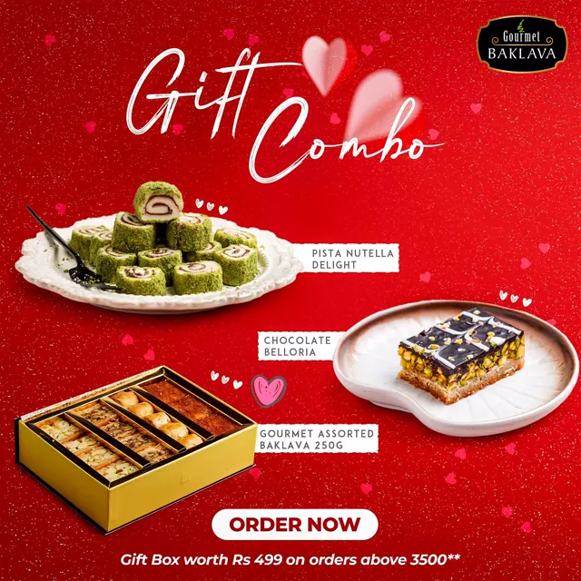Gourmet Baklava social media design by Himanshu Narwaria