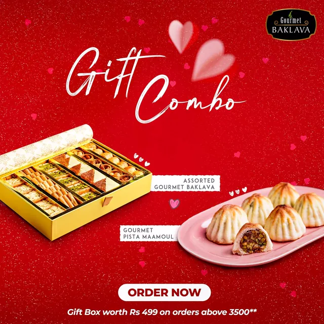 Gourmet Baklava social media design by Himanshu Narwaria