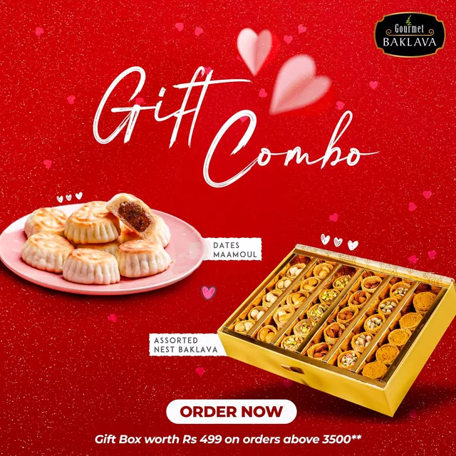 Gourmet Baklava social media design by Himanshu Narwaria