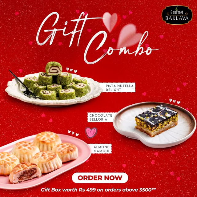 Gourmet Baklava social media design by Himanshu Narwaria
