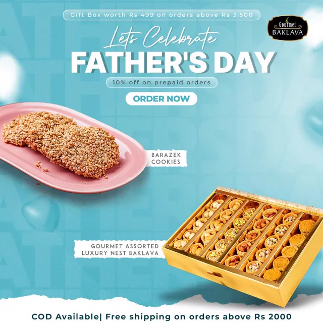 Gourmet Baklava social media design by Himanshu Narwaria