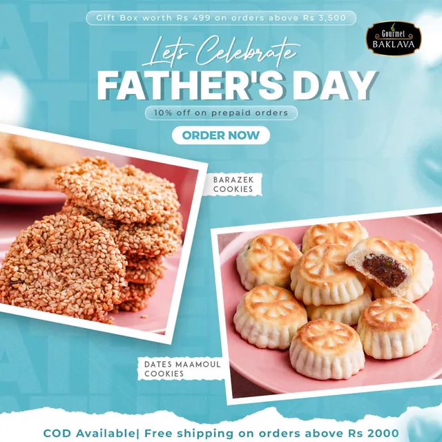 Gourmet Baklava social media design by Himanshu Narwaria