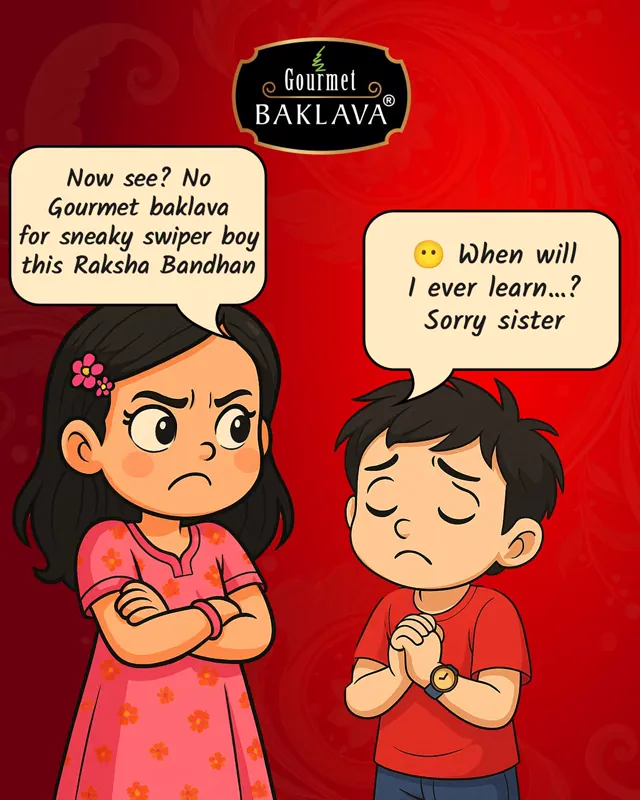 Gourmet Baklava social media design by Himanshu Narwaria