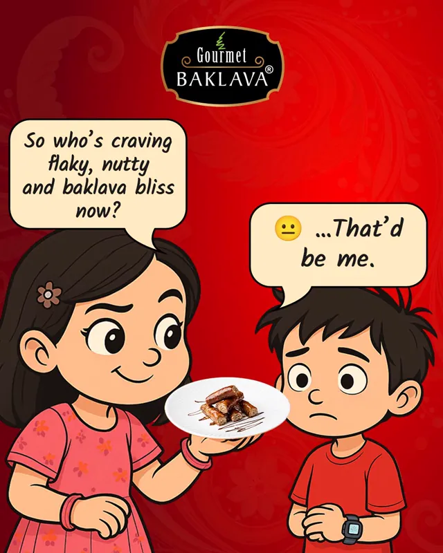 Gourmet Baklava social media design by Himanshu Narwaria