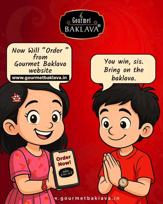 Gourmet Baklava social media design by Himanshu Narwaria