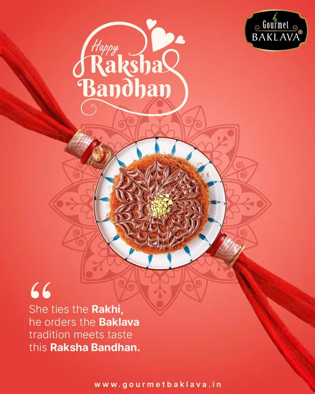 Gourmet Baklava social media design by Himanshu Narwaria