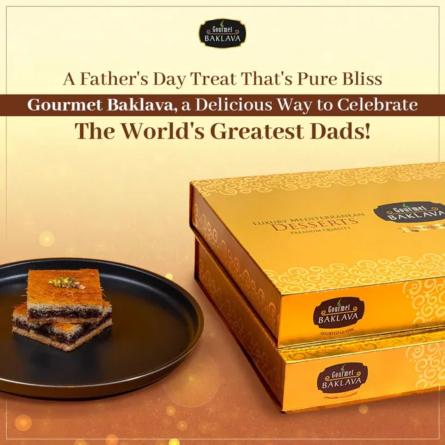 Gourmet Baklava social media design by Himanshu Narwaria